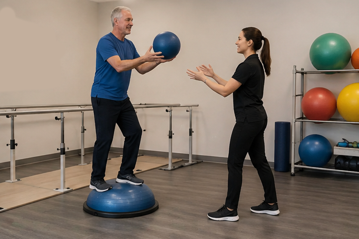 Balance training equipment