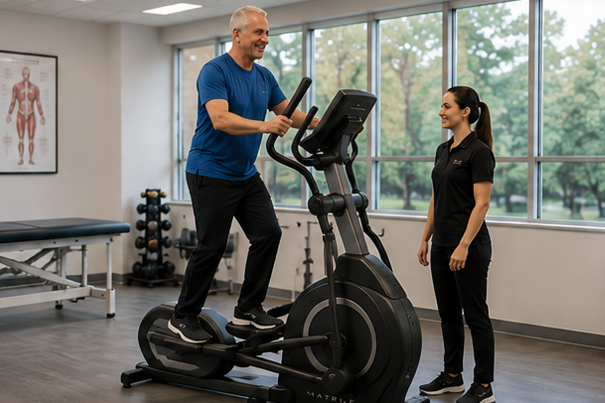 Elliptical rehabilitation equipment